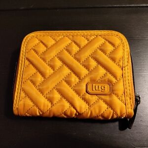 lug Mini Handspring wallet in Amber